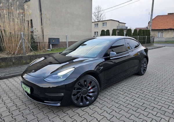 Tesla Model 3 cena 145700 przebieg: 44000, rok produkcji 2021 z Wrocław małe 562